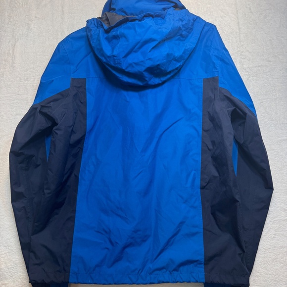 Eddie Bauer Jacket Mens Size Large Blue Windbreaker Hooded Hiking Waterproof - Picture 11 of 11